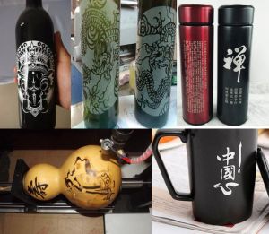 黄山休宁县酒瓶葫芦工艺品激光雕刻机